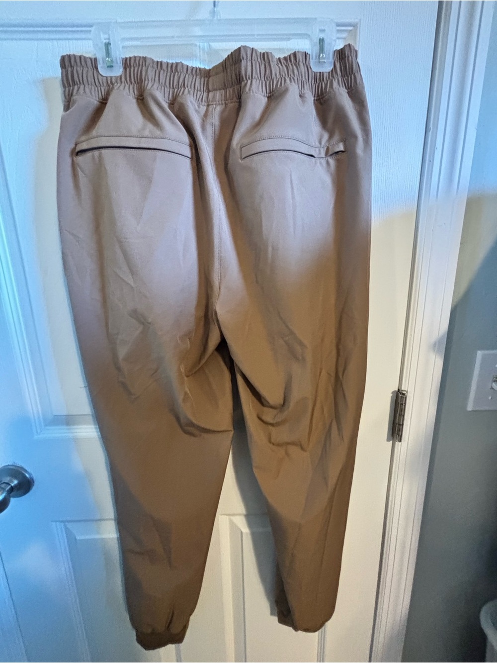😍FLX Men's Casual Elastic-Waist Jogger Pants - Tan SZ Medium - Picture 6 of 6